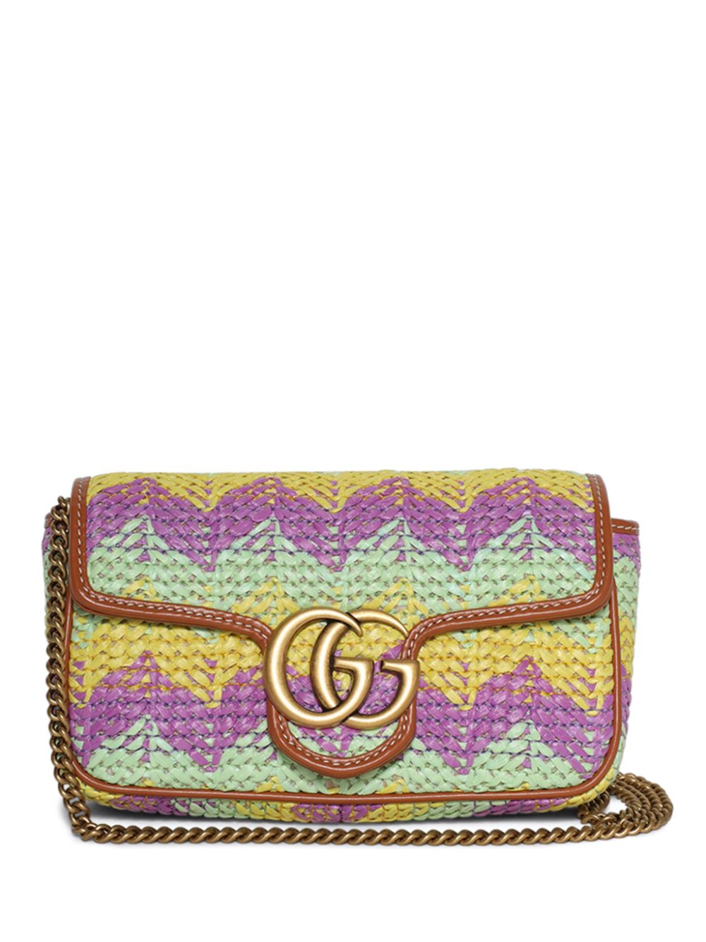 Gucci small GG Marmont shoulder bag Geel