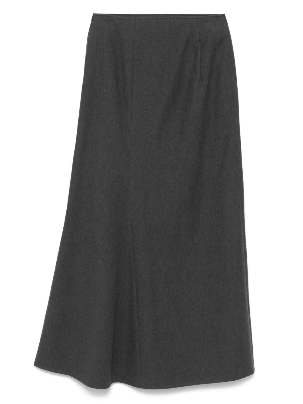 Yohji Yamamoto Maxi-rok met A-lijn - Grijs