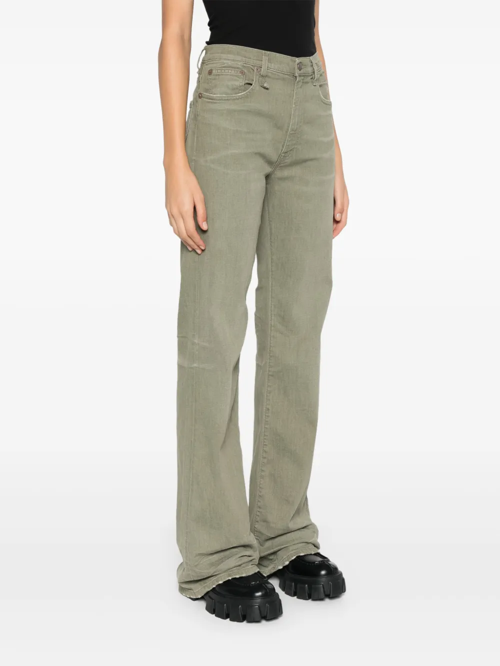 R13 Jane jeans Groen
