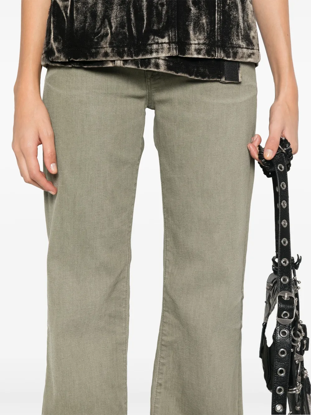 R13 Jane jeans Groen