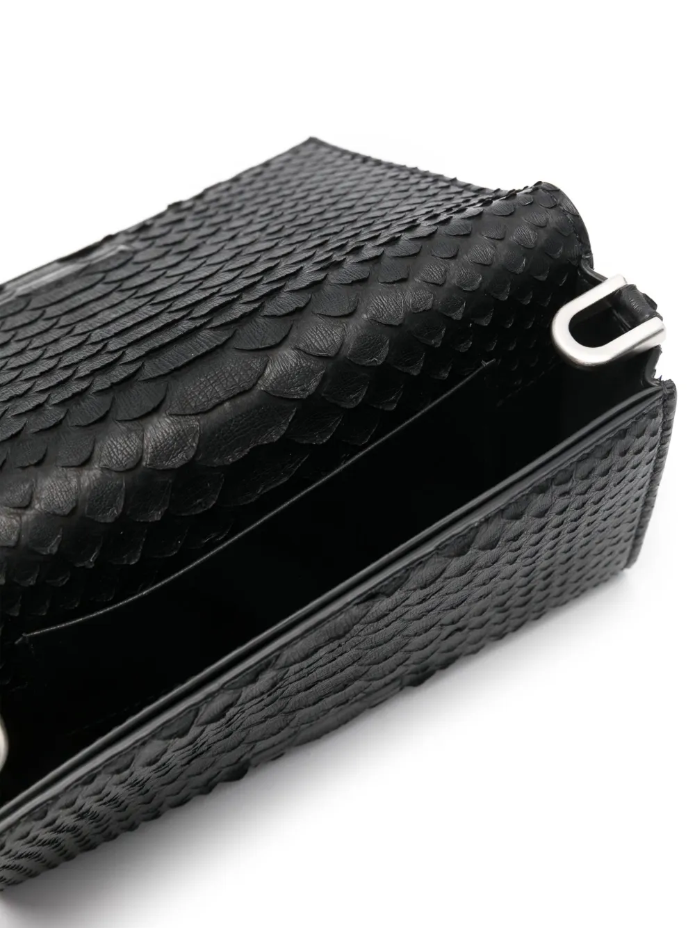 Rick Owens Leren clutch Zwart