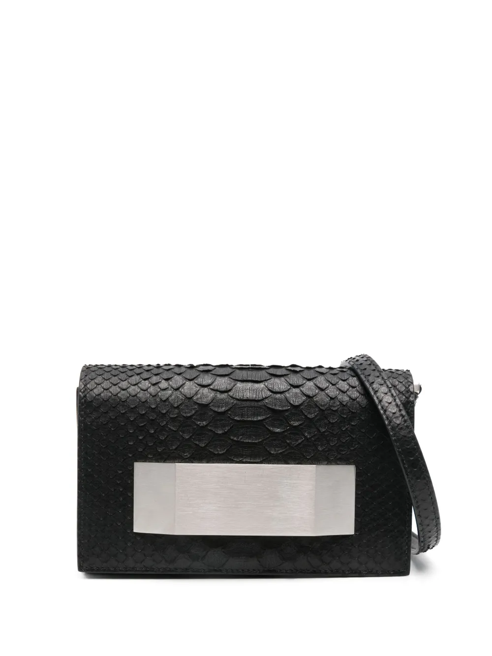 Rick Owens Leren clutch Zwart