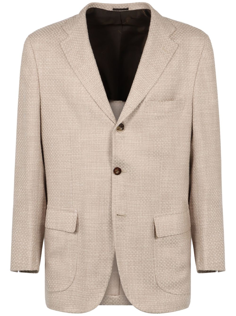 Kiton Jack van kasjmier-wol Beige