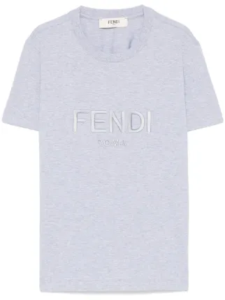 FENDI ロゴ Tシャツ | グレー | FARFETCH JP