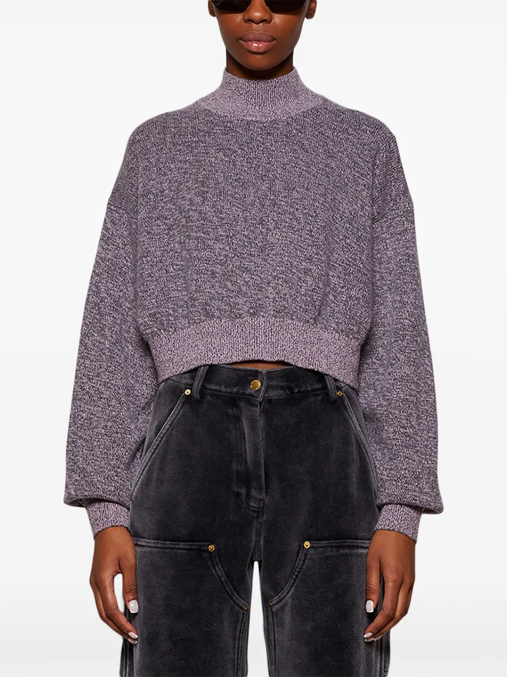Alexander Wang Cropped trui Roze