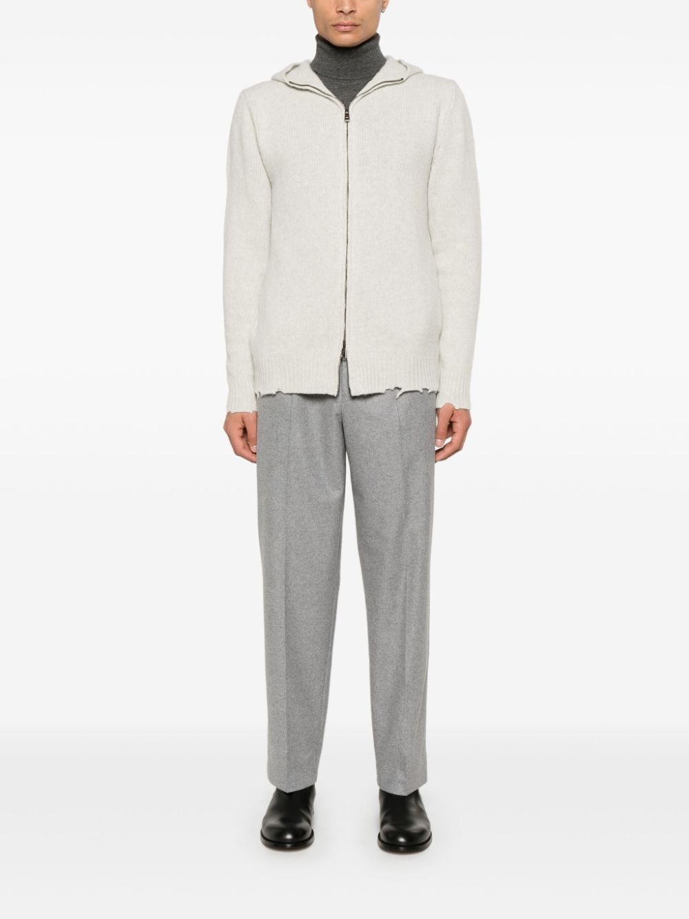 Giorgio Brato virgin-wool cardigan - Wit