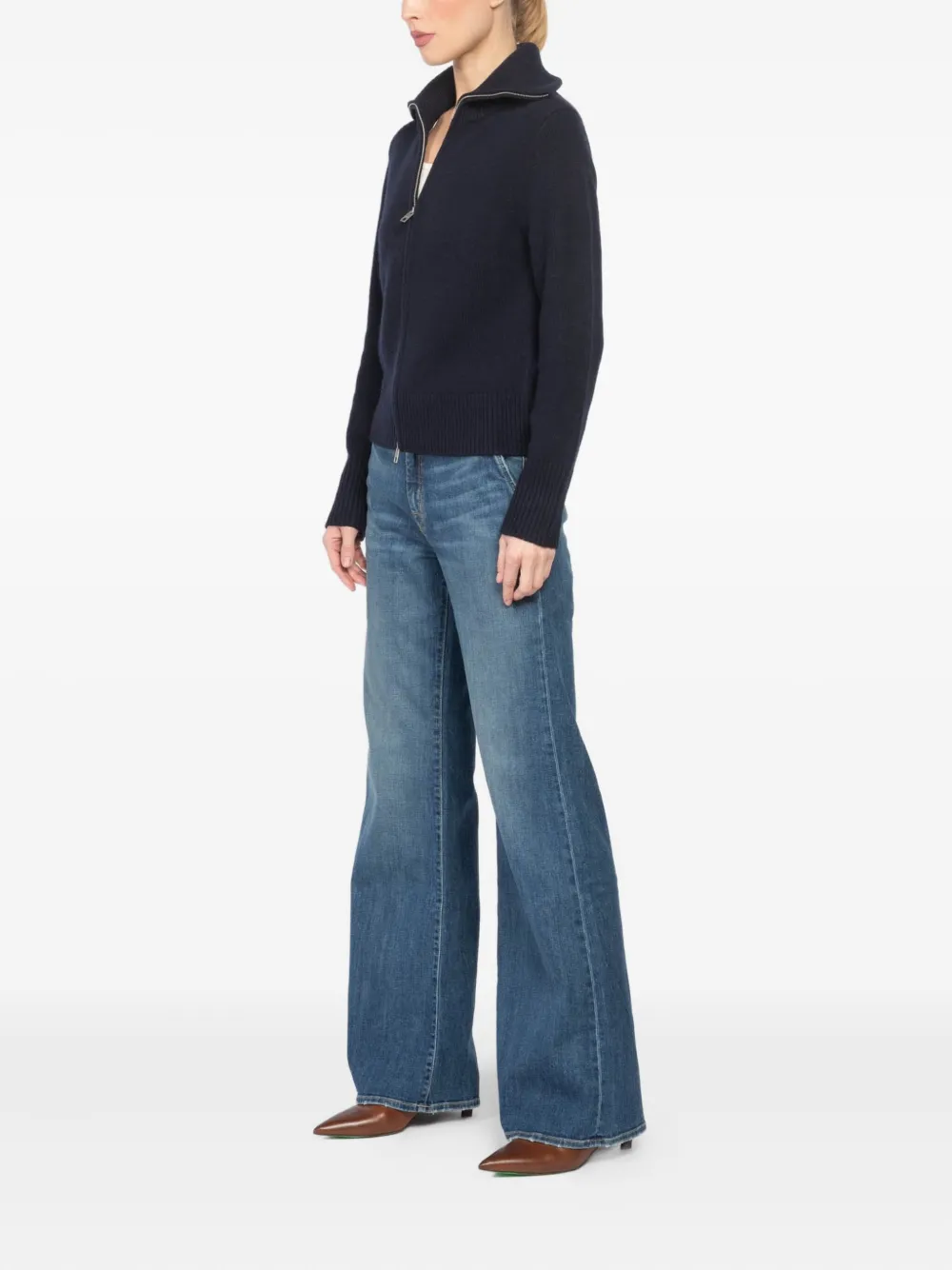 Nili Lotan Vest met rits Blauw