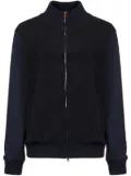 Kiton high-neck cardigan - Blue