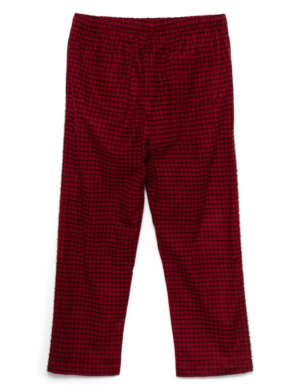 Baziszt Broek met diamantruit - Rood