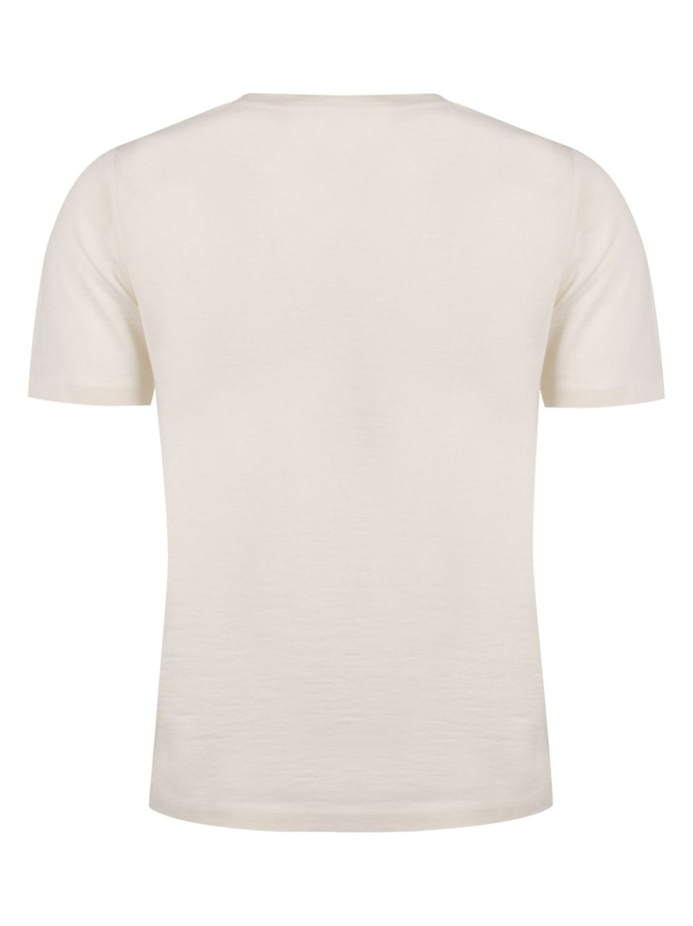 Kiton Gebreid T-shirt van kasjmier-zijde - Beige