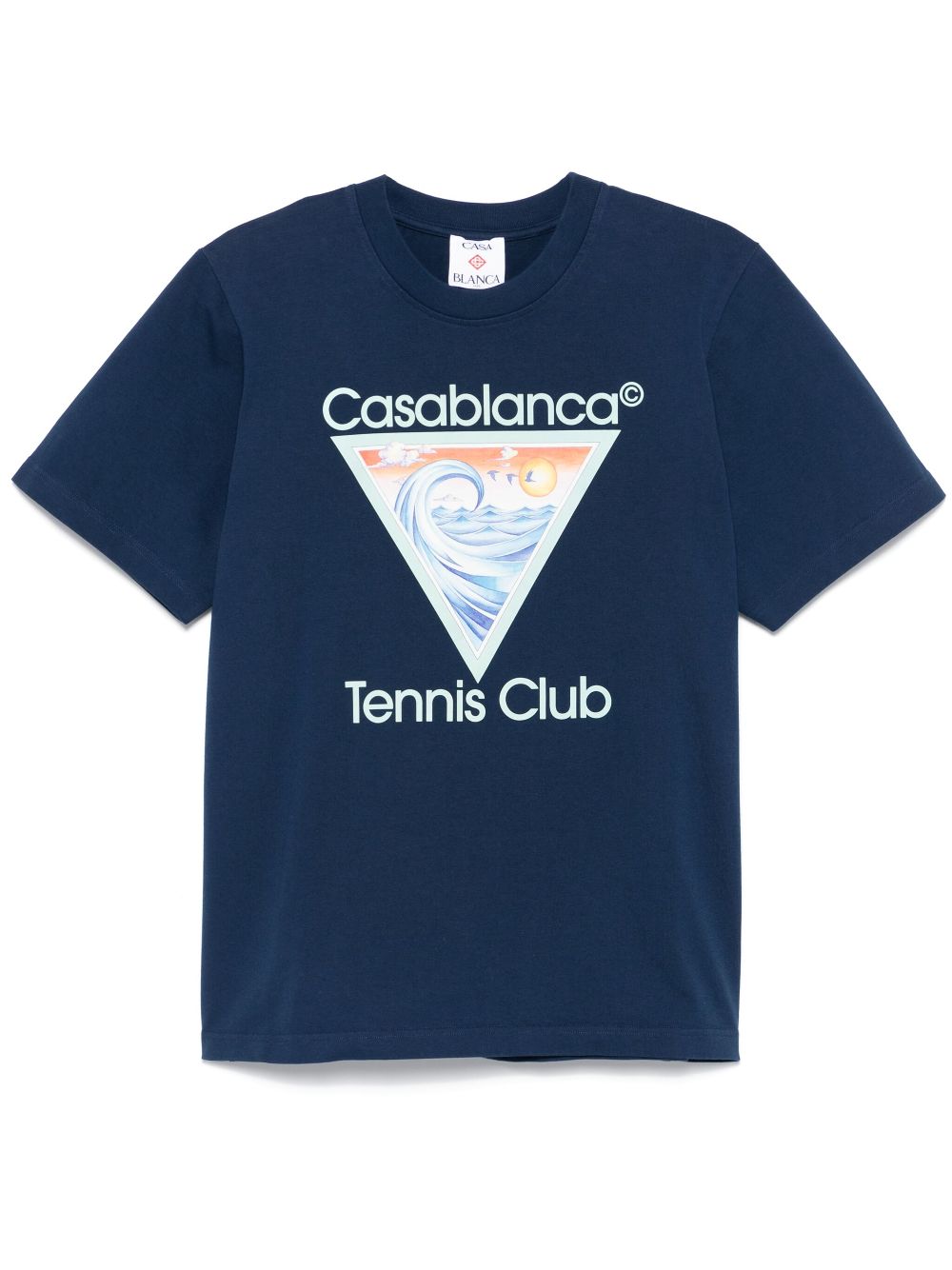 Casablanca Tennis Club Icon T-shirt - Blue