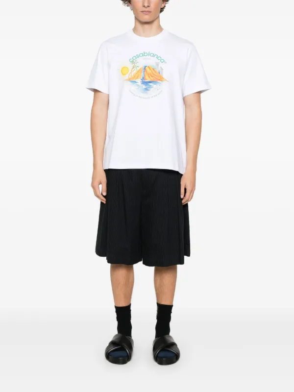 【関税送料込み】Casablancaオアシス Tシャツ Oasis T-Shirt | Casablanca Paris