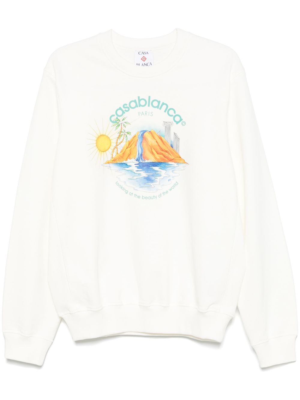 Casablanca Oasis sweatshirt - White