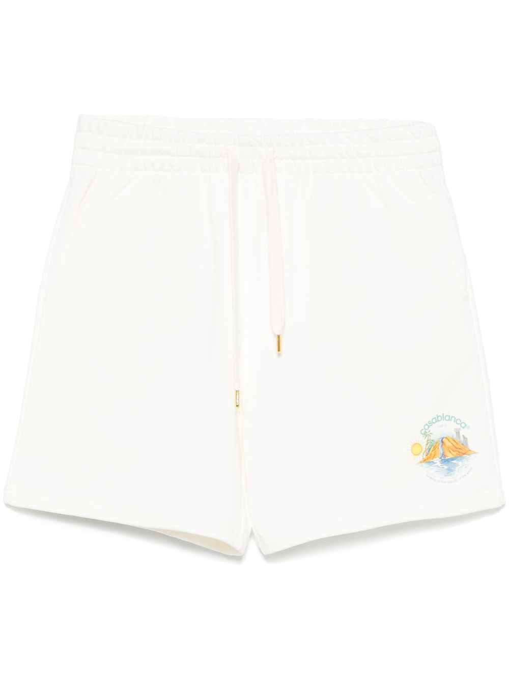 Casablanca Oasis track shorts - White