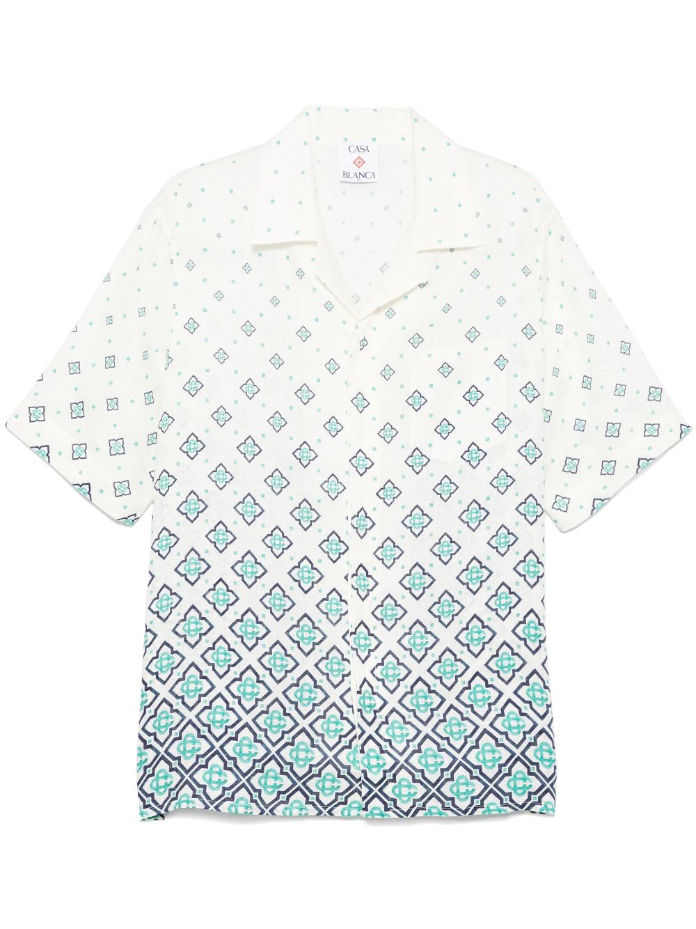 Casablanca monogram-print shirt - White