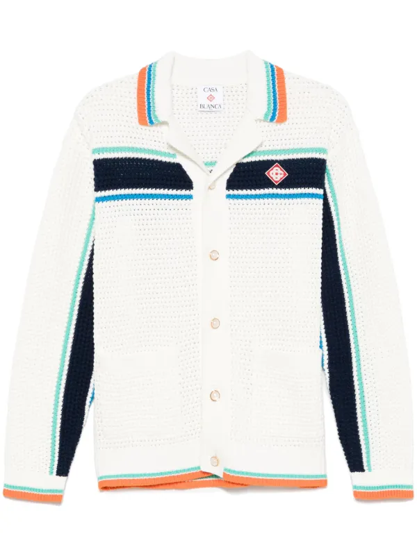 Casablanca カサブランカ ニットシャツ Tennis Shacket Casablanca カサブランカ ニットシャツ Tennis Shacket