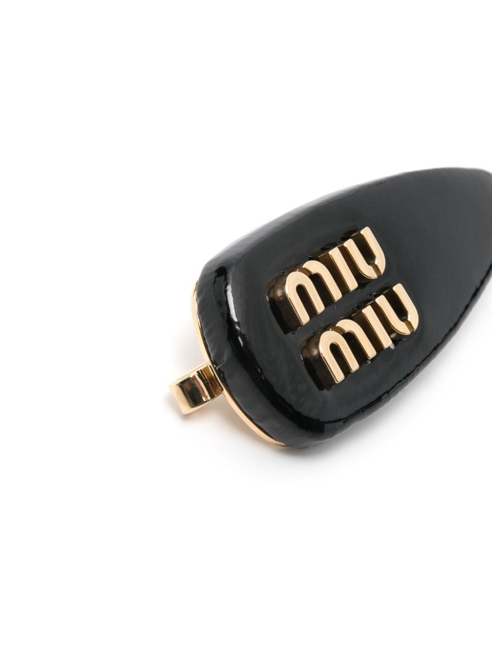 Miu Miu logo-lettering hair clips (set of three) Women