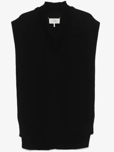 Maison Margiela chaleco tejido a capas