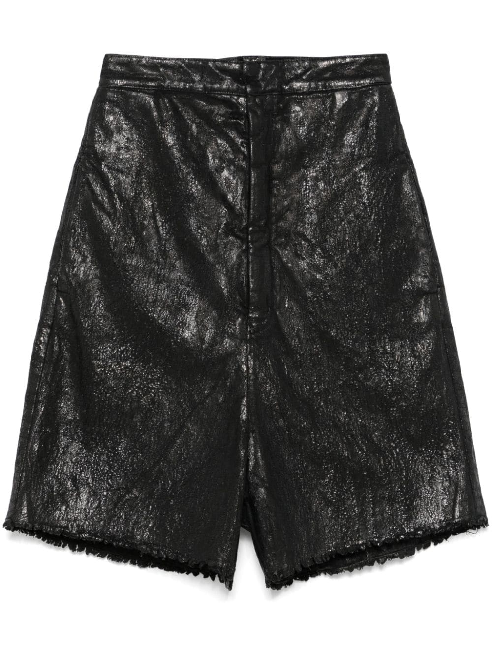 Rick Owens Denim shorts Zwart