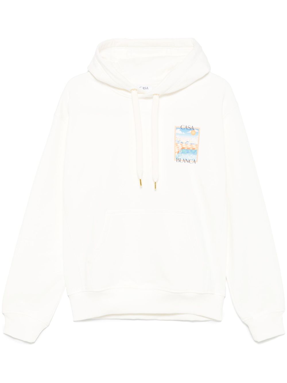 Casablanca Surreal Pool hoodie - White