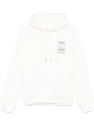 Casablanca Moletom Surreal Pool Com Capuz | Branco | FARFETCH BR