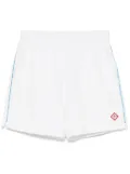 Casablanca monogram towelling shorts - White