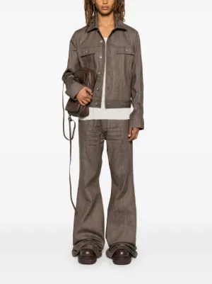 関税送料込み♦RICK OWENS ベルベットブーツカットパンツ Rick Owens DRKSHDW メンズ ブーツカットジーンズ通販 - FARFETCH