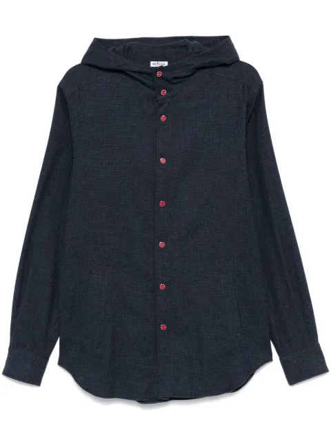 Kiton hooded shirt