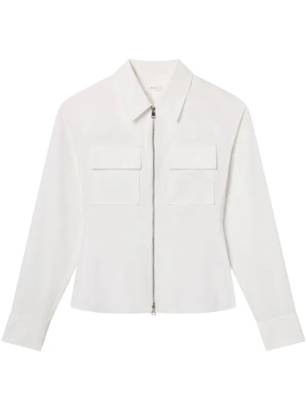 A.L.C. Sage Top in White