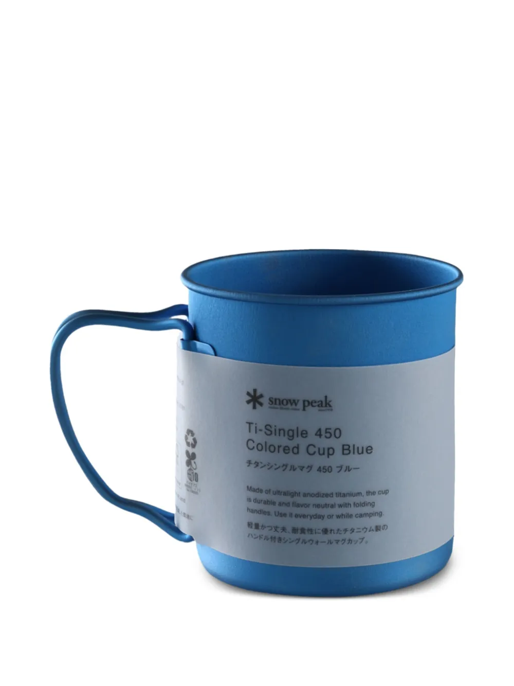 Snow Peak Ti-single 450 Mug In Blue