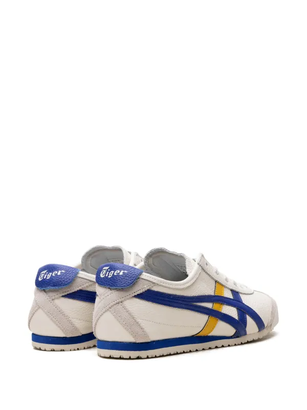 Onitsuka Tiger Tiger Mexico 66 White Blue Yellow sneakers men Fabric Calf Leather Rubber 23