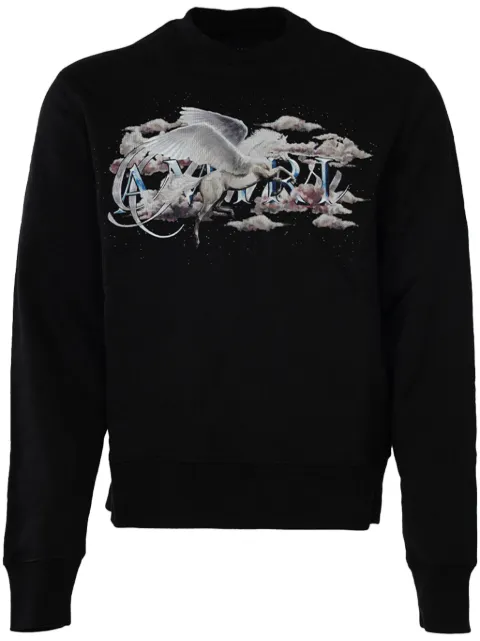 AMIRI logo-print cotton sweatshirt