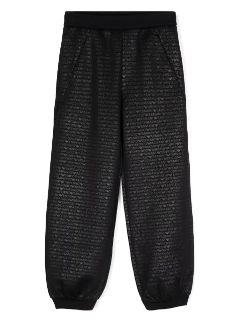 Emporio Armani Kids logo sweatpants