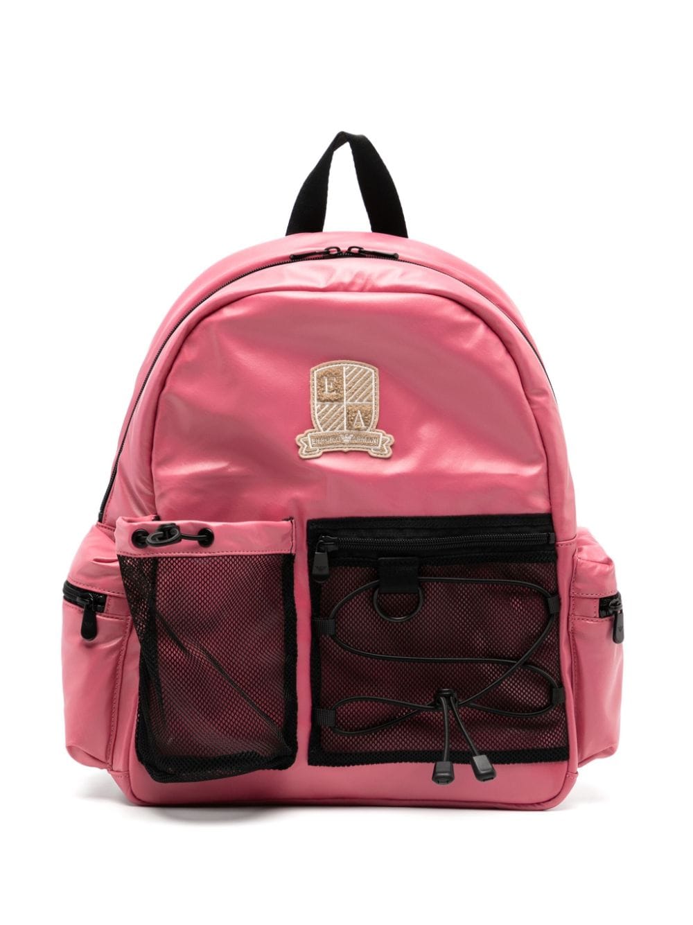 Emporio Armani Kids patch backpack - Rosa