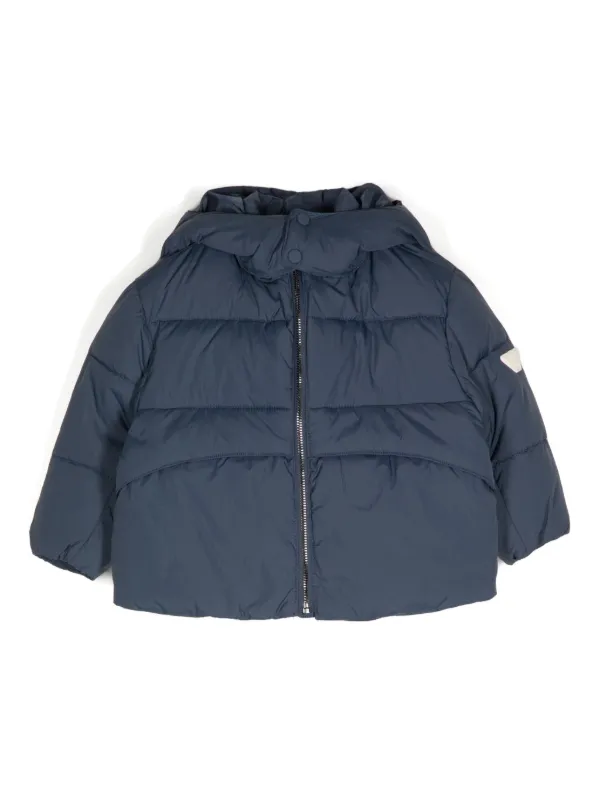 Emporio Armani Kids Logo Padded Jacket Farfetch