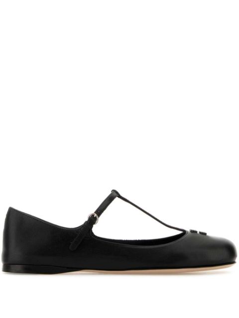 Miu Miu leather ballerina shoes Women