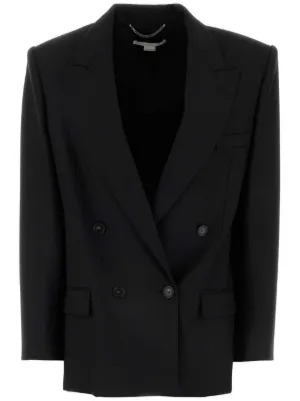 【新品】STELLA MCCARTNEY  ダブルブレストウールジャケット Stella McCartney ウール ジャケット | ニュートラル | FARFETCH JP