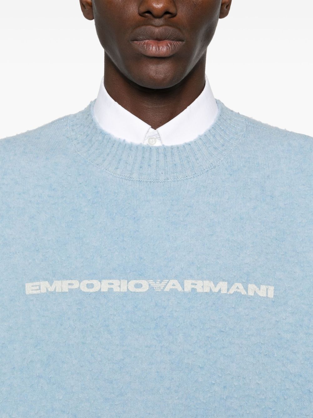 Emporio Armani logo-print sweater Men