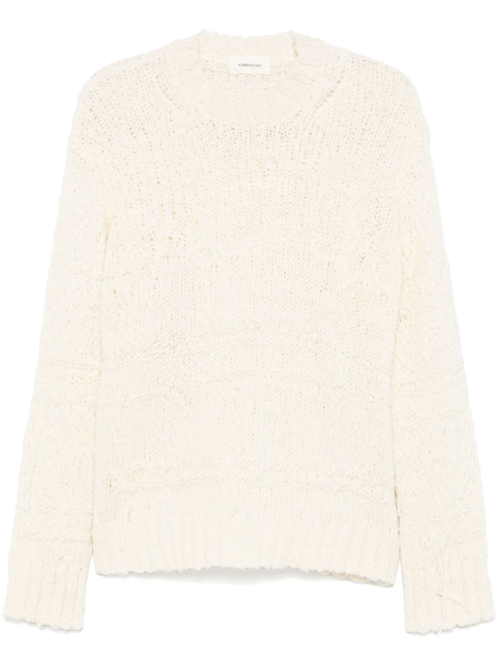 atomo factory chunky-knit sweater