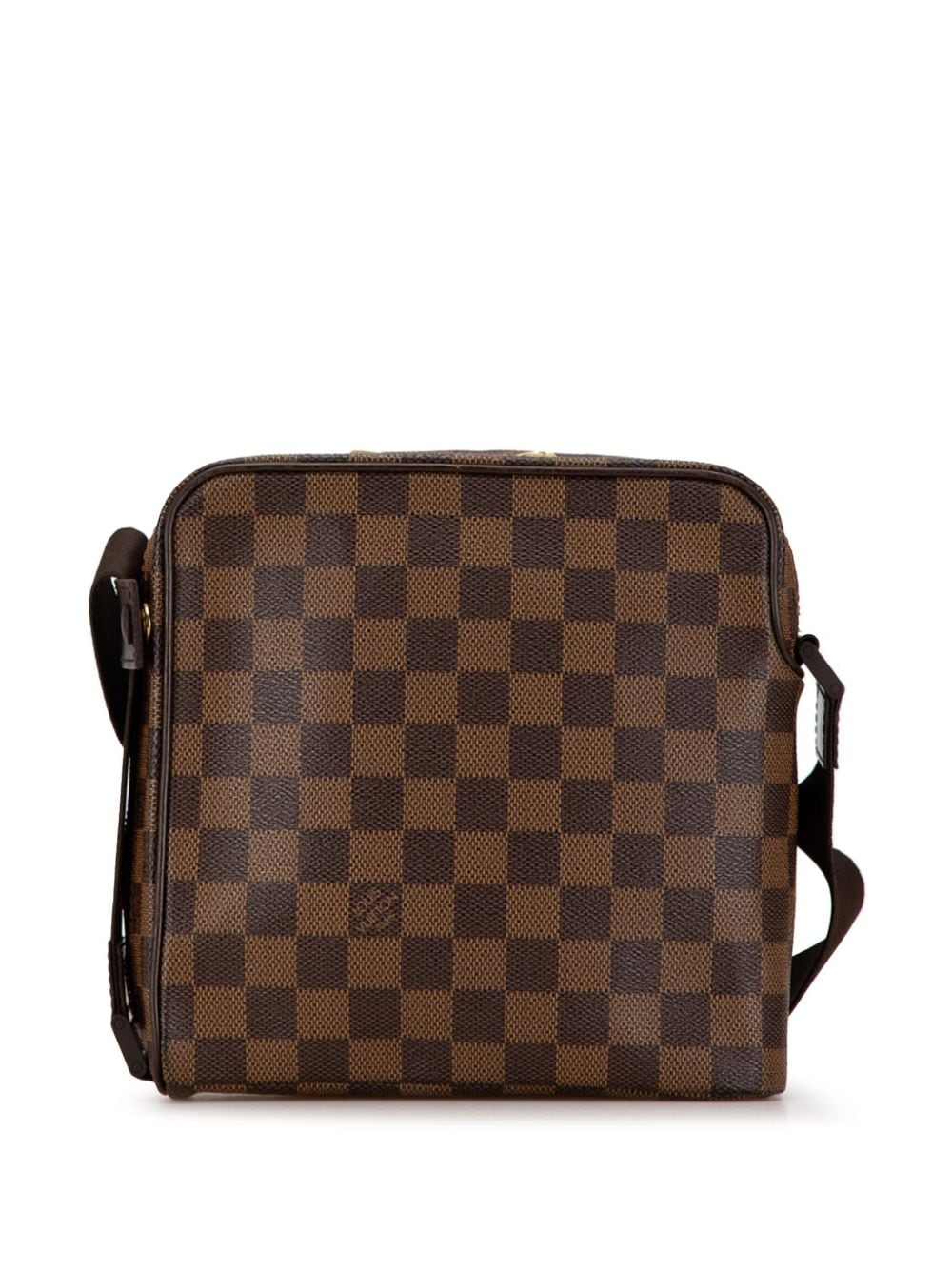 Louis Vuitton Pre-Owned 2004 Damier Ebene Olav PM crossbody bag - Bruin