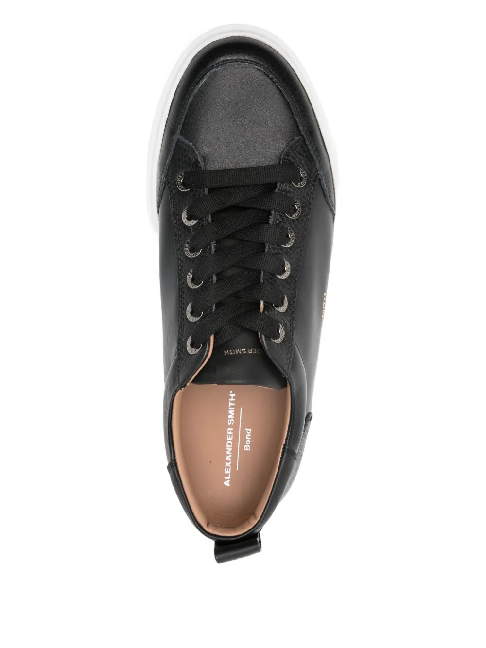 Alexander Smith Bond leather sneakers Black