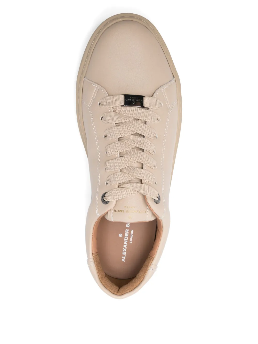 Alexander Smith London leather sneakers Neutrals