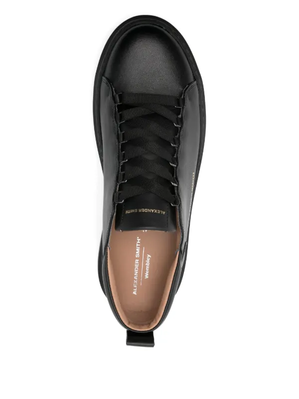 ALEXANDER SMITH  men's  ダッドスニーカー カモ　29 Alexander Smith London Leather Sneakers | Black | FARFETCH