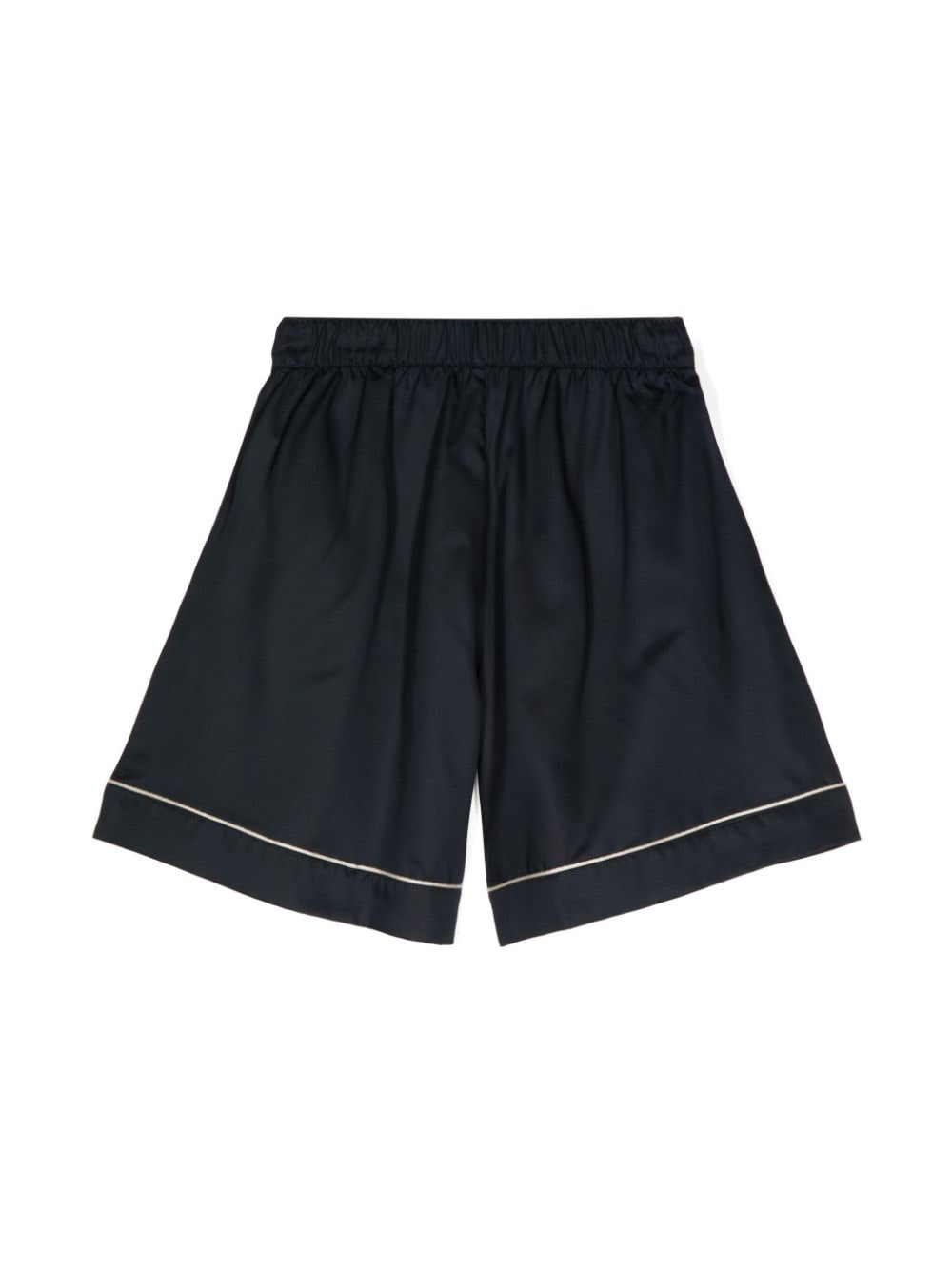 Emporio Armani Kids logo-embroidered shorts - Blauw