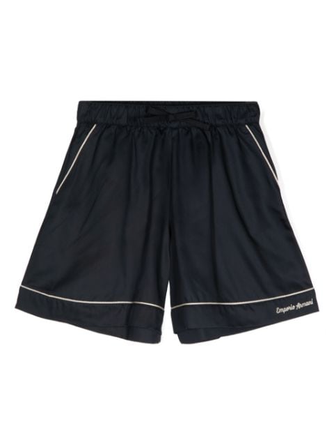 Emporio Armani Kids logo-embroidered shorts