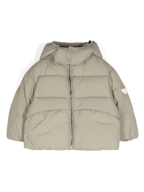 Emporio Armani Kids logo-patch padded jacket