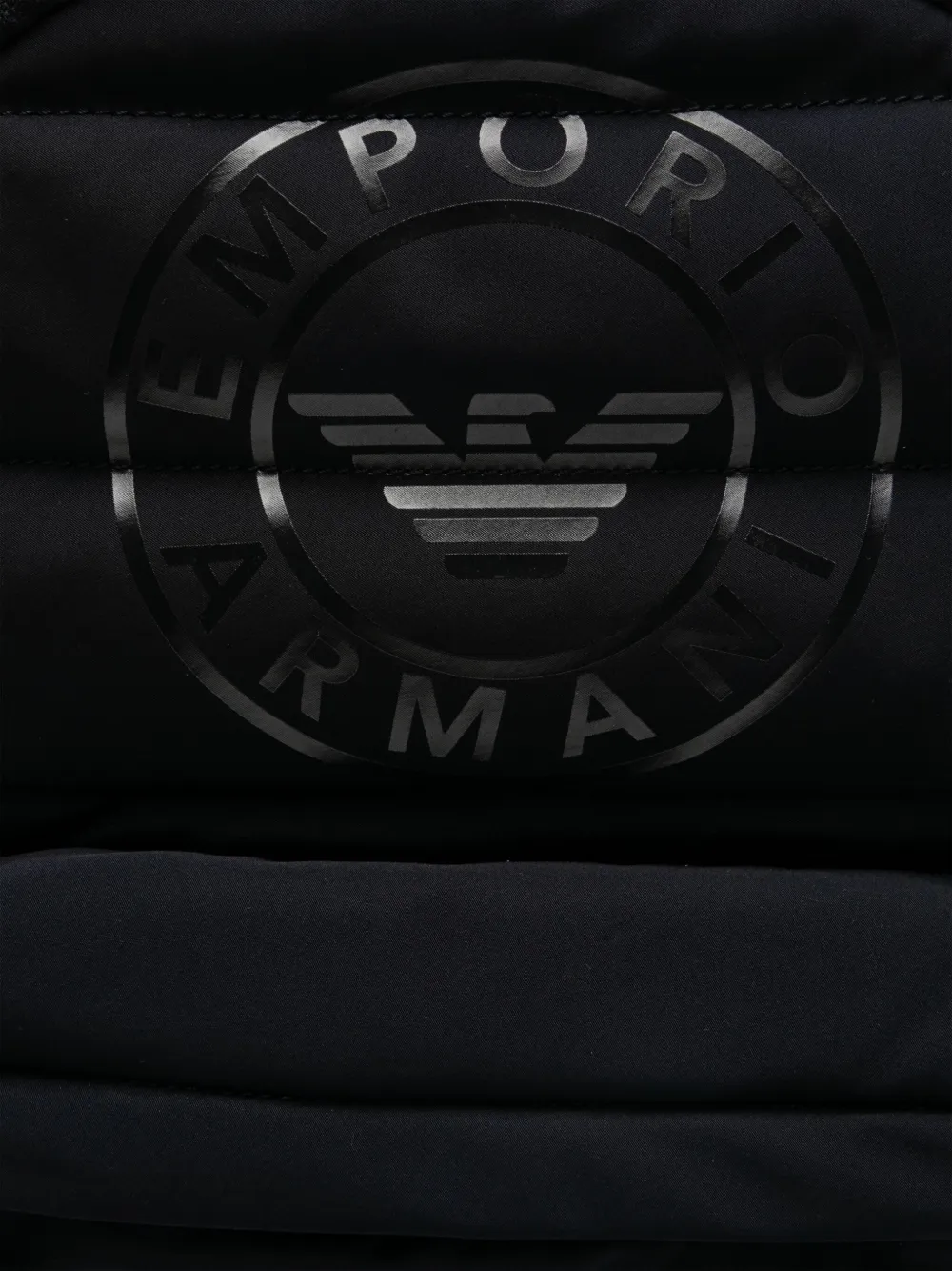 Emporio Armani Kids Rugzak met logo Blauw