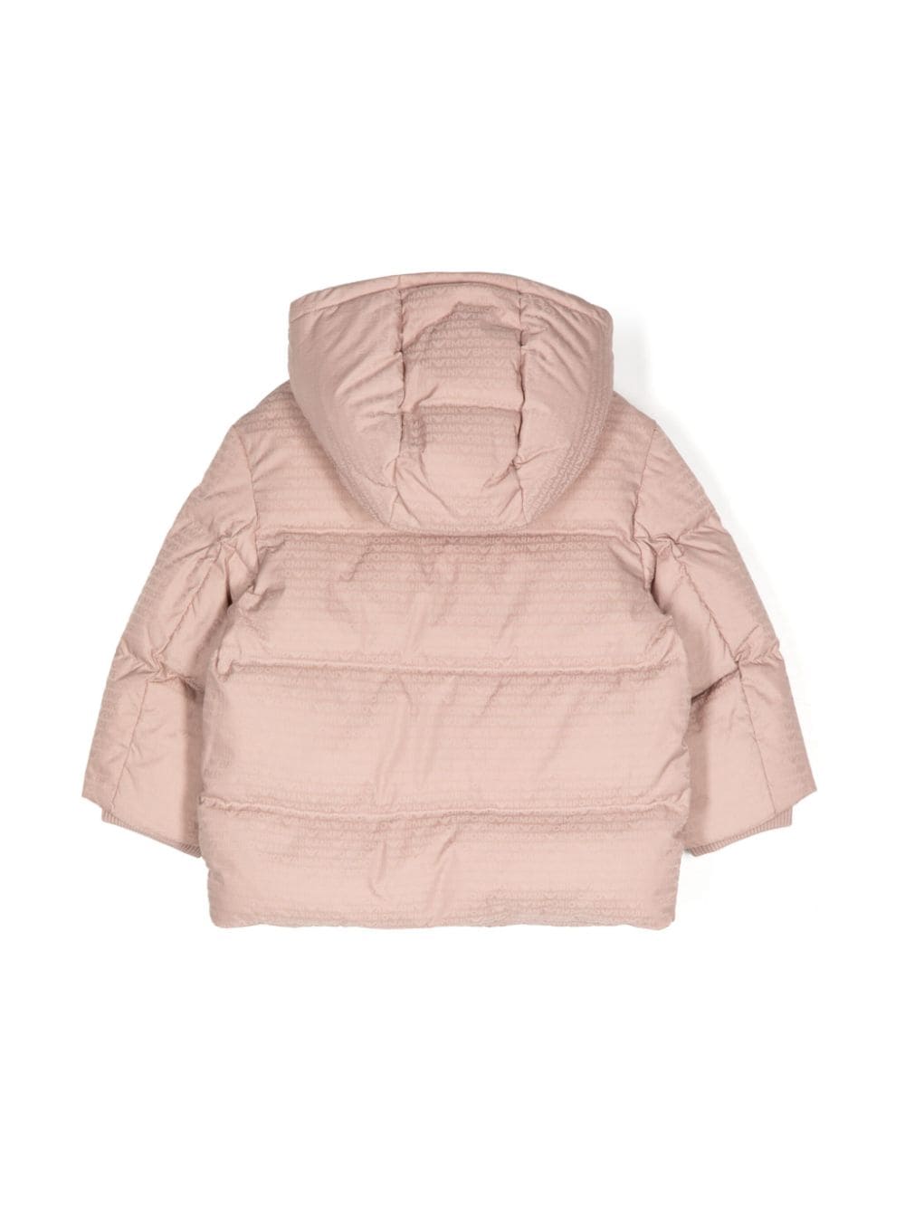 Emporio Armani Kids logo padded jacket - Roze