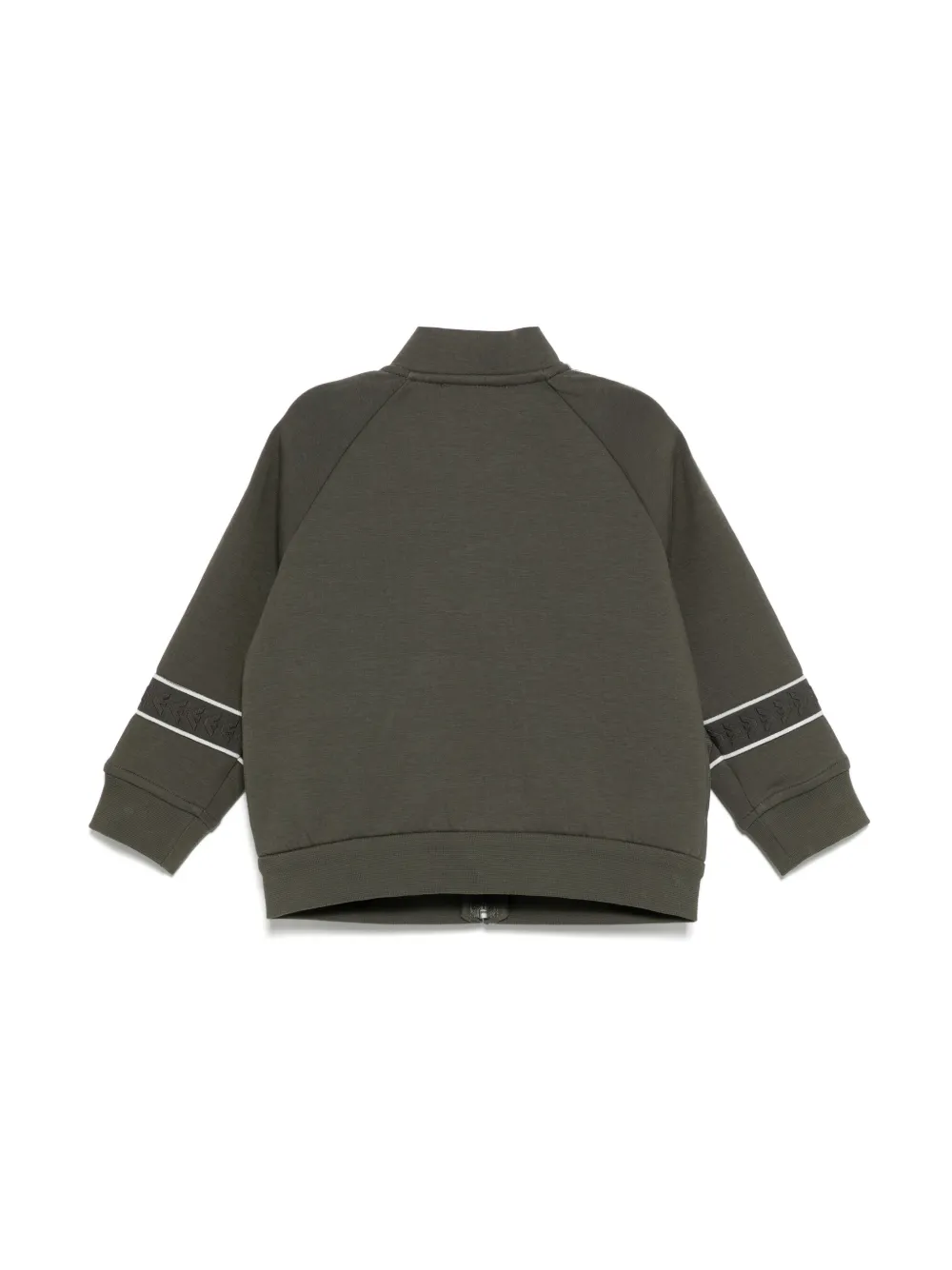 Emporio Armani Kids logo-tape jacket - Groen