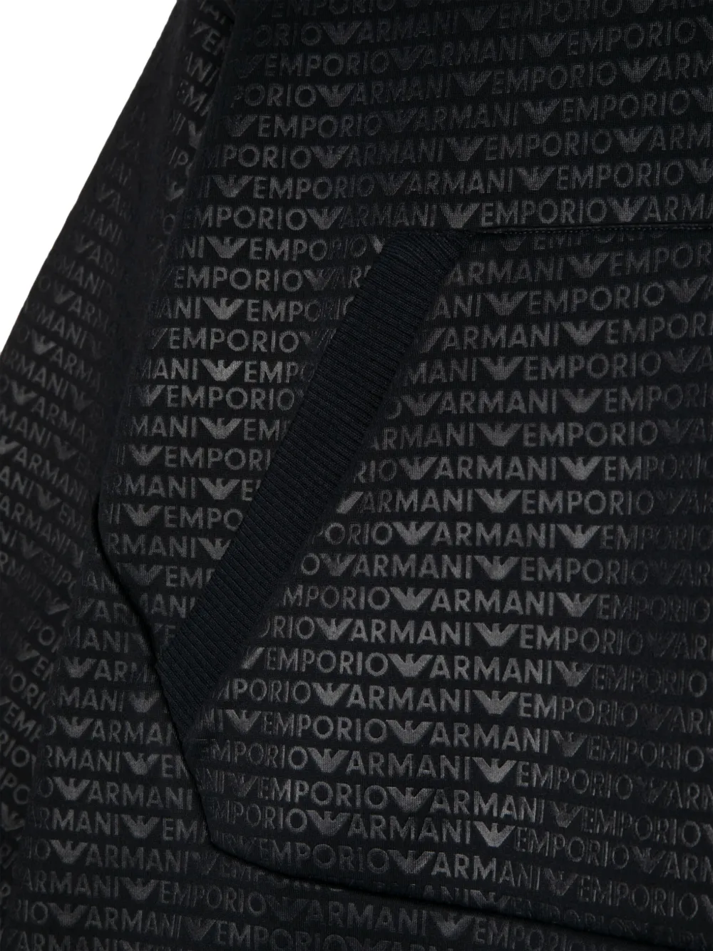 Emporio Armani Kids Jurk met logo Zwart